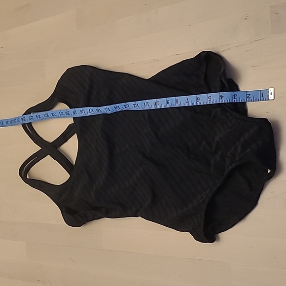 Perfection Fit by Roxanne 1960s Textured Black One Piece Bathing Suit - Picture 9 of 12